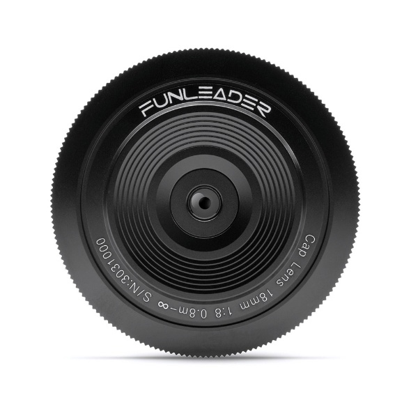 ボディキャップレンズ FUNLEADER CAPLENS 18mm f/8.0 キヤノンRFマウント用 ブラック FL188R [キヤノンRF]