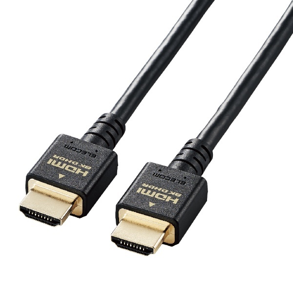 HDMIケーブル Ultra High Speed HDMI 3m 8K 60p 4K 120p 金メッキ 【 TV Nintendo  Switch PS5 PS4 等対応】 (タイプA・19ピン タイプA・19ピン) HDMI2.1 イーサネット対応 RoHS指令準拠 HEC  eARC対応 ブラック ブラック CAC-HD21E30BK [3m /HDMI⇔HDMI