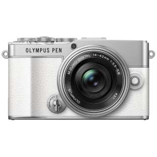 OLYMPUS PEN E-P7 14-42mm EZ透镜配套元件微单白[变焦距镜头]
