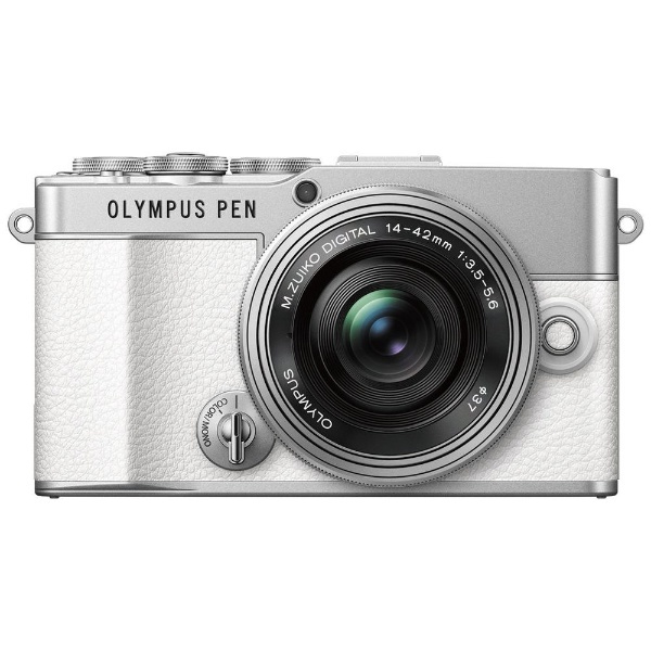 OLYMPUS オリンパス PEN E-P7 14-42mm EZレンズキット シルバー ミラーレス一眼カメラ 通販 