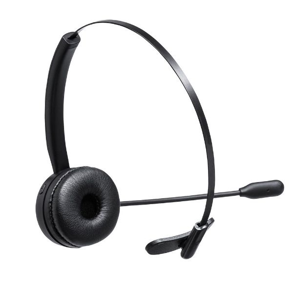 ヘッドセット MM-BTMH57BK [ワイヤレス（Bluetooth） /片耳 /ヘッドバンドタイプ]