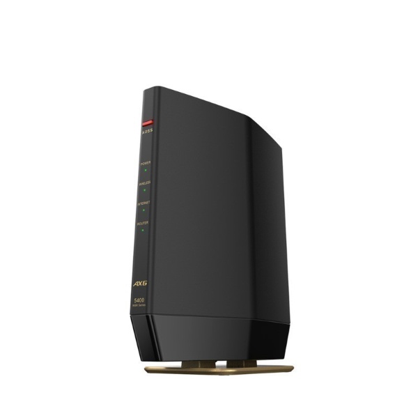 Wi-Fi路由器父母機AirStation墊子黑色WSR-5400AX6S-MB[Wi-Fi 6(ax 