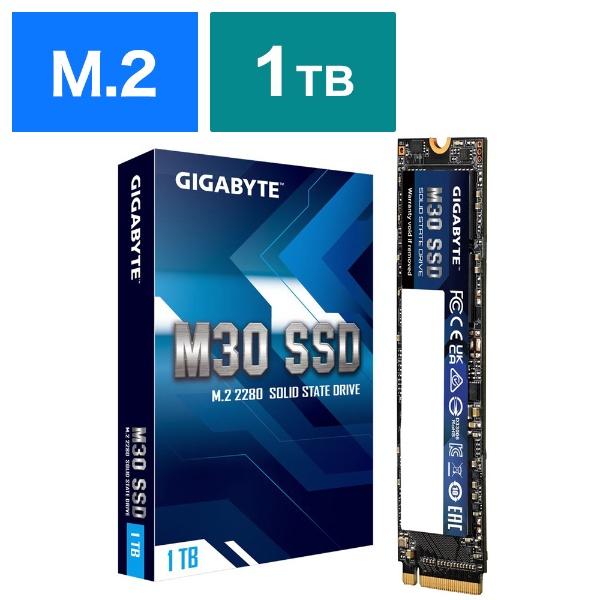 GP-GM301TB-G 内蔵SSD PCI-Express接続 M30 SSD [1TB /M.2] GIGABYTE