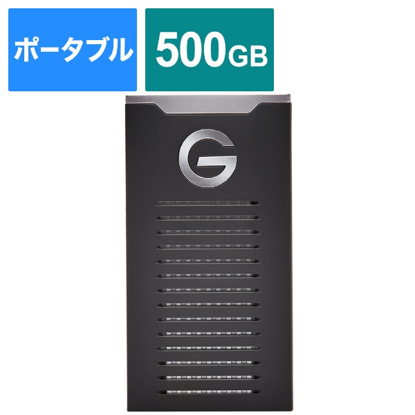 SDPS11A-500G-GBANB外置型SSD USB-C+USB-A连接G-DRIVE SSD黑色[500GB/手提式型][，为处分品，出自外装不良的退货、交换不可能]