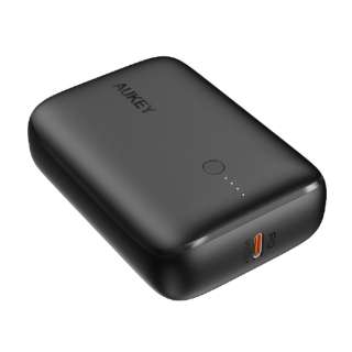 モバイルバッテリー Basix Mini ブラック 10000mAh 20W PD対応 ［USB-C×1/USB-A×1］出力［USB-C×1］入力 Black PB-N83S-BK [2ポート /充電タイプ]