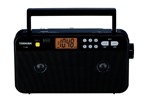 AM/FMステレオホームラジオ ブラック TY-SR66-K [ワイドFM対応 /AM/FM 