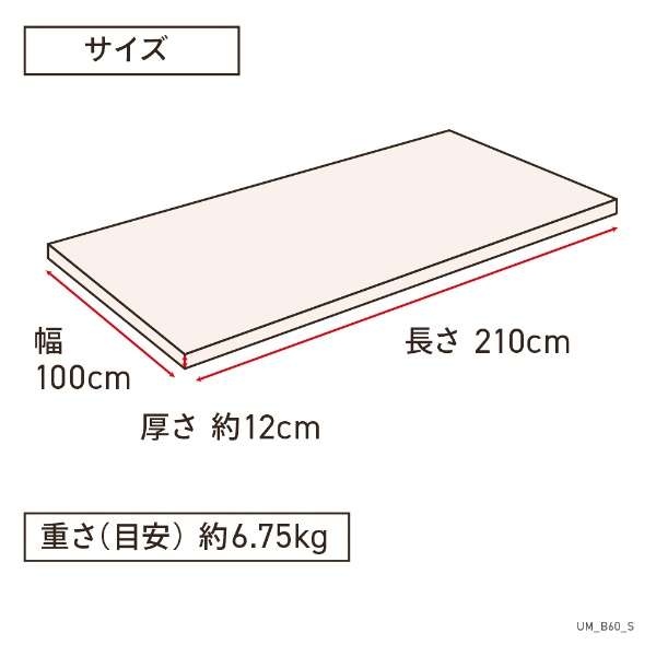 deomakkusu被褥垫单人尺寸(100×210cm/基那再)_2