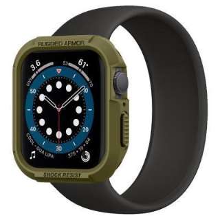 Apple Watch Series 6/SE/5/4i44mmjCase Rugged Armor Olive Green 062CS26015 yïׁAOsǂɂԕiEsz
