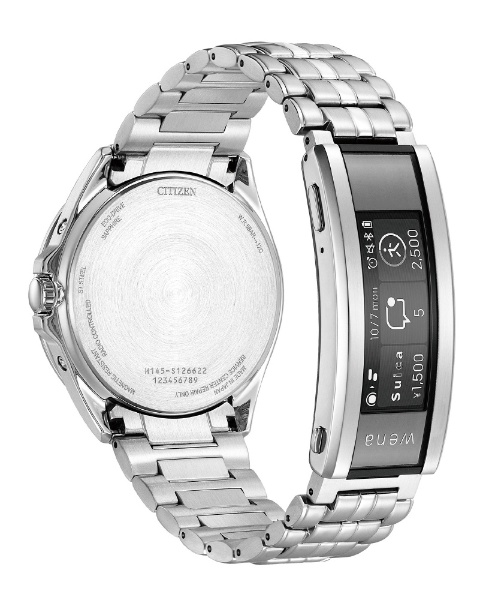 シチズン CITIZEN 腕時計 メンズ CB0017-71L wena エコ・ドライブ電波時計 ダイレクトフライト wena 3 搭載モデル wena エコ・ドライブ電波（H145） ブルーxシルバー アナログ表示