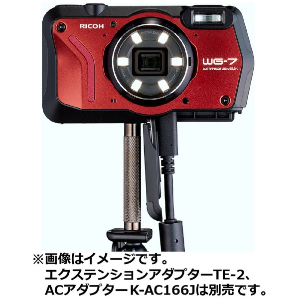 カメラ デジタルカメラ ビックカメラ.com - WG-7 コンパクトデジタルカメラ レッド [防水+防塵+耐衝撃]