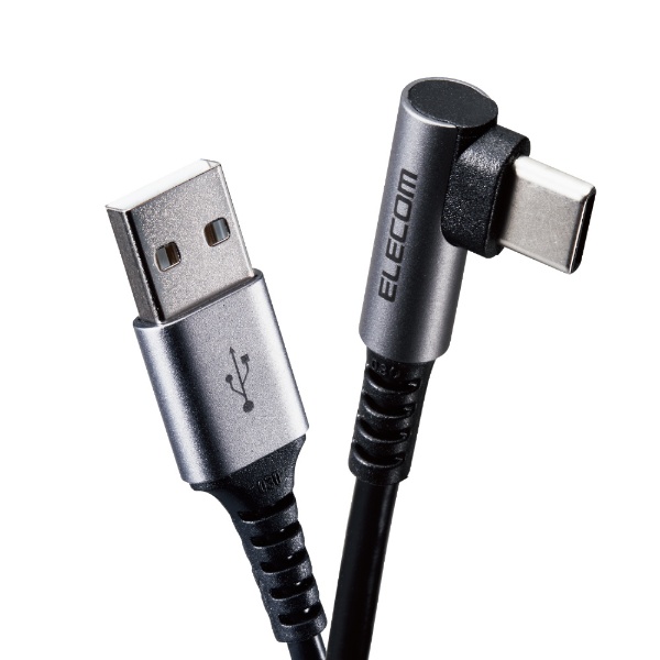 Type-C 人気急上昇 USB-Cケーブル スマホ用 日本最大級の品揃え USB L字 A-C 認証品 MPA-ACL03NBK