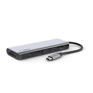 mUSB-C IXX J[hXbg2 / HDMI /3.5mm / USB-A2 / USB-Cn USB PDΉ 100W hbLOXe[V AVC009btSGY [USB Power DeliveryΉ]
