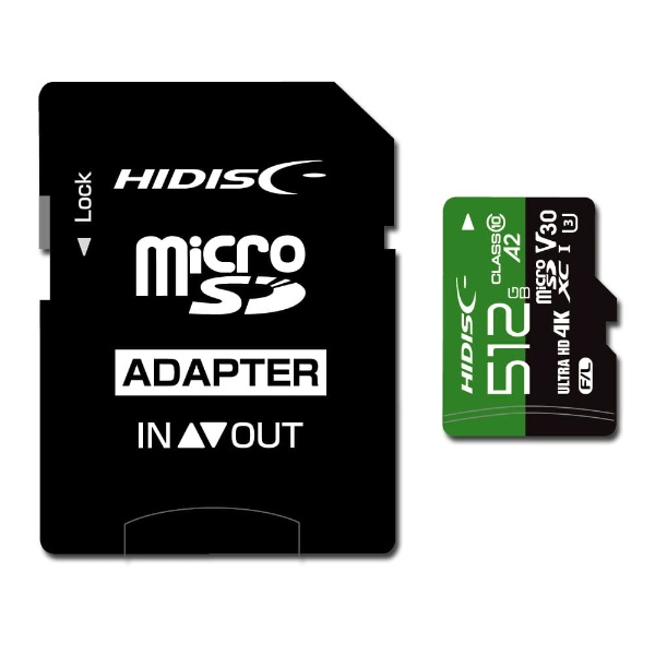 microSDXCカード 超高速 R170シリーズ HDMCSDX512GA2V30PRO [512GB