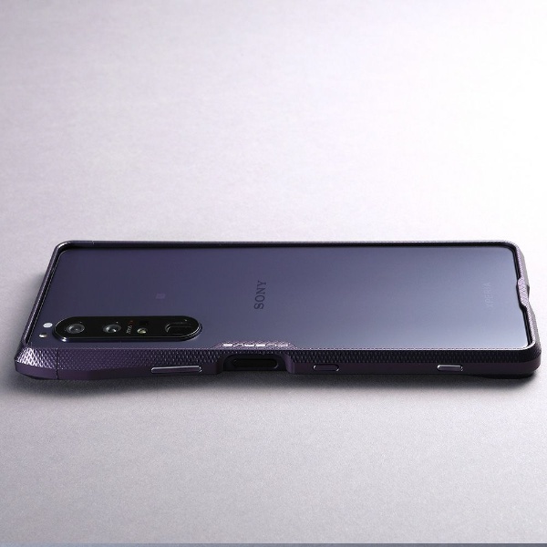 CLEAVE Aluminium Bumper for Xperia 1 III 【アルミバンパー】 パープル DCB-XP1M3CLAPU