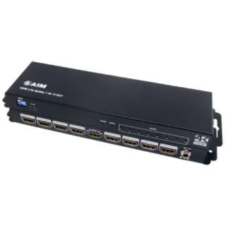 支持4K 60p的HDMI分离器AIM黑色AVS2-18G108
