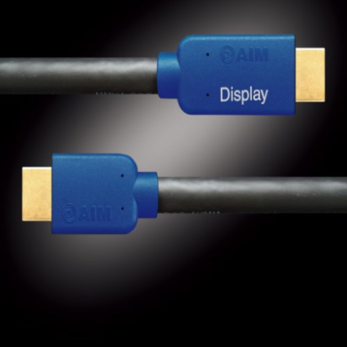 HDMIケーブル AIM ブラック FLE3-01 [1m /HDMI⇔HDMI /フラットタイプ