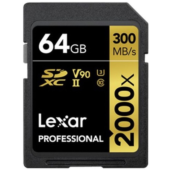 SDカード　Lexar 64GB 2000Ｘ