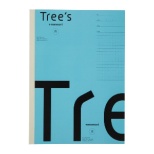 Tree’s プラスメモリ ノート ライトブルー UTRP3BLB [セミB5・B5 /6mm(B罫) /ドット入り罫線]