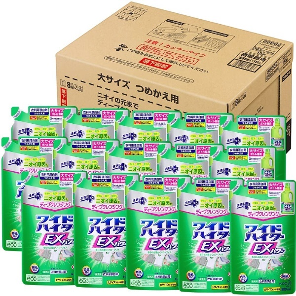 ケース販売】 ワイドハイターEXパワー 衣料用漂白剤 液体 詰替用 大容量 880ml×15個 花王｜Kao 通販 | ビックカメラ.com