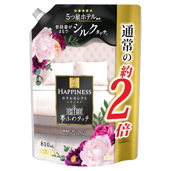 Lenor レノアハピネス 夢ふわタッチ つめかえ用 特大サイズ 810mL ヴェルベットブロッサム PG｜ピーアンドジー 通販 |  ビックカメラ.com