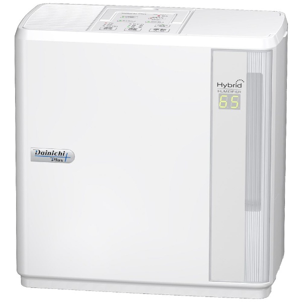 加湿器 Ｄainichi Plus ホワイト HD-3021-W [ハイブリッド（加熱＋気化