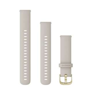 Quick Release oh 18mm Light Sand Silicone / Light Gold 010-12932-0H