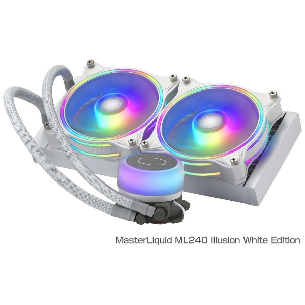 CPU顼 MasterLiquid ML240 Illusion White Edition ۥ磻 MLX-D24M-A18PW-R1
