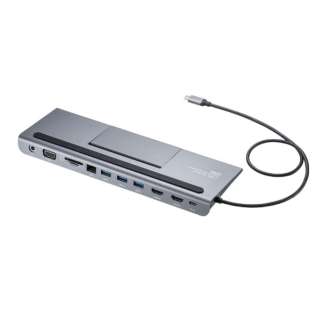 mUSB-C IXX J[hXbg2 / HDMI2 / VGA / LAN / 3.5mm / USB-A3 / USB-Cn USB PDΉ 100W hbLOXe[V USB-CVDK8 [USB Power DeliveryΉ]