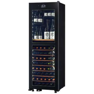 氷温冷蔵機能付き 日本酒＆ワインセラー 氷温 M2シリーズ 黒 LX95DM2Z-RH-B [95本 /右開き] 《基本設置料金セット》
