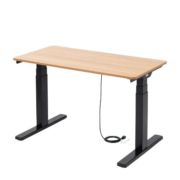 电动升降桌子[W1200xD600xH598～1248mm]薄的木纹ERD-C12060LM_10