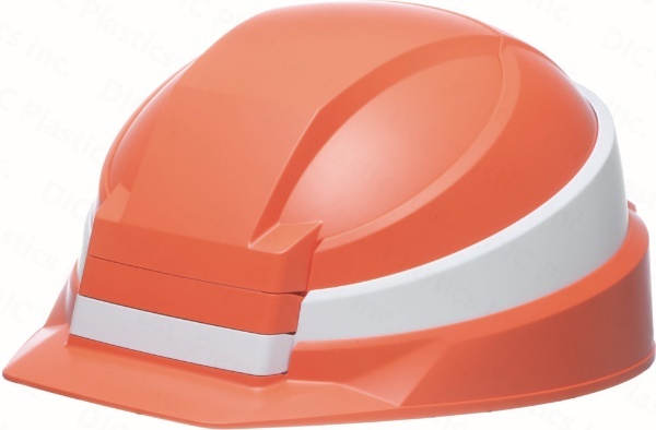 IZANO2 防災用ヘルメット折り畳み式 オレンジ/ホワイト オレンジ/ホワイト DICプラスチック｜ディーアイシープラスチック 通販 