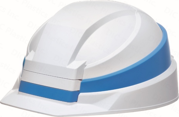IZANO2 防災用ヘルメット折り畳み式 ホワイト/ブルー DICプラスチック｜ディーアイシープラスチック 通販