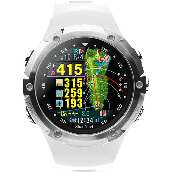 ショットナビ 腕時計型GPS距離計測器 W1 Evolve WH ホワイト ホワイト