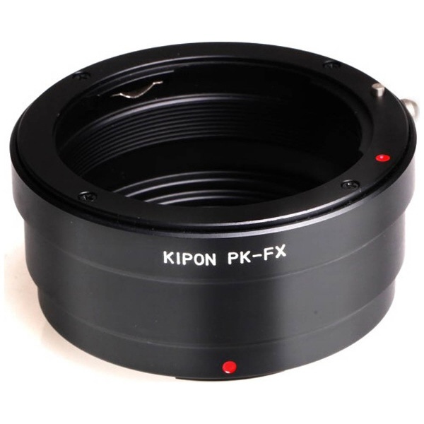 市販 マウントアダプター レンズ側：ペンタックスK ボディ側：フジX ファクトリーアウトレット PK-FX KIPON