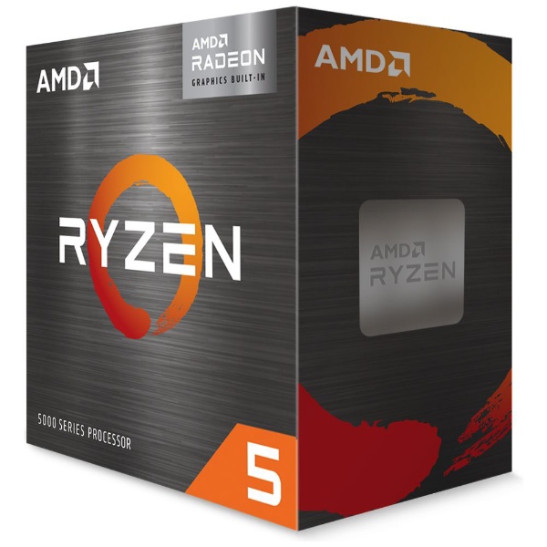 〔CPU〕 AMD Ryzen 5 5600G With Wraith Stealth cooler （Zen3） 100-100000252BOX  [AMD Ryzen 5 /AM4 /グラフィックス搭載]