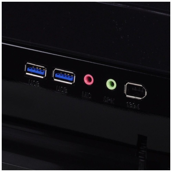 PCケース SG02-F ブラック SST-SG02B-F-USB3.0