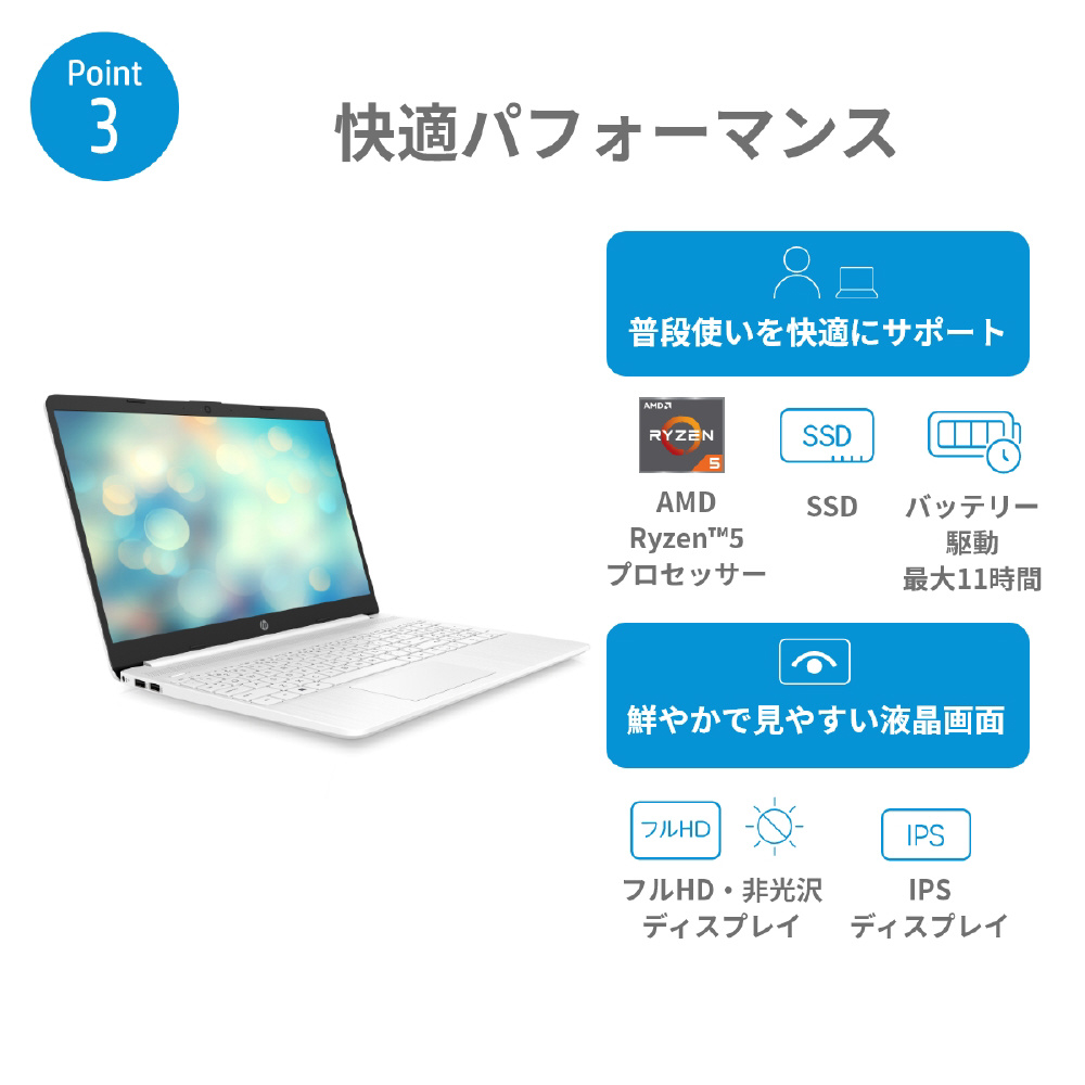 �m�[�g�p�\�R�� 15s-eq1000 �s���A�z���C�g 206L6PA-AAVK [15.6�^ /Windows10 Home /AMD Ryzen 5 /�������F8GB /SSD�F512GB /Office Home and Business /2021�N8�����f��] �y�����i�ׁ̈A�O���s�ǂɂ��ԕi�E�����s�z_10