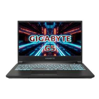 ゲーミングノートパソコン GIGABYTE G5 ブラック G5MD-51JP123SH [15.6型 /Windows10 Home /intel Core i5 /メモリ：16GB /SSD：512GB /2021年8月モデル]