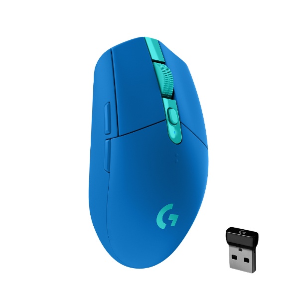ゲーミング マウス G304 LIGHTSPEED ブルー G304-BL [光学式 /無線(ワイヤレス) /6ボタン /USB]