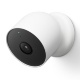 修长的电池式相机Google Nest Cam(室内，室外对应/电池式)GA01317-JP[无线电/暗視対応/室外对应]