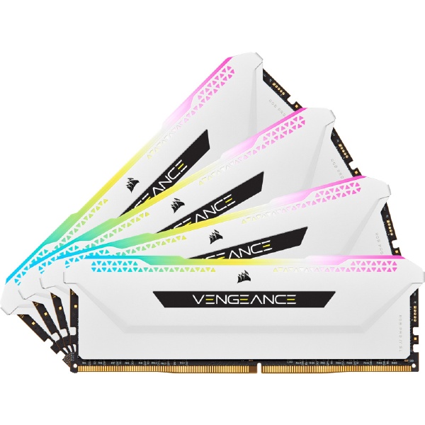 増設メモリ VENGEANCE RGB PRO SL ホワイト CMH32GX4M4D3600C18W [DIMM ...
