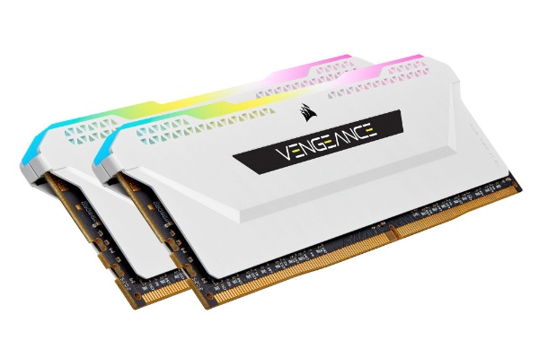 VENGEANCE RGB PRO SL ホワイト CMH32GX4M2E3200C16W ［DIMM DDR4 /16GB /2枚］  VENGEANCE RGB PRO SL ホワイト CMH32GX4M2E3200C16W [DIMM DDR4 /16GB /2枚]