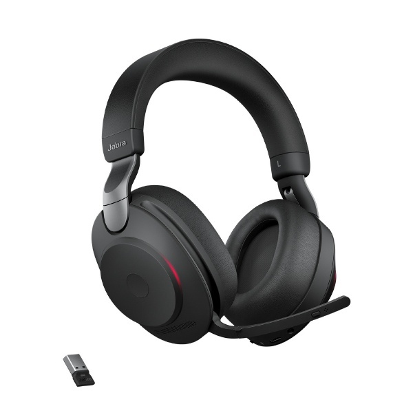ヘッドセット Evolve2 85 MS Stereo ブラック 28599-999-999 [ワイヤレス（Bluetooth）+有線 /両耳 /ヘッドバンドタイプ]  JABRA｜ジャブラ 通販