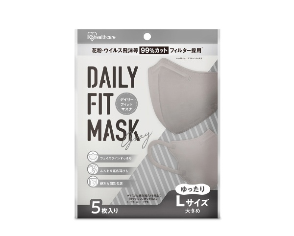 DAILY FIT MASK 傫߃TCY 5 O[ RKD5LG