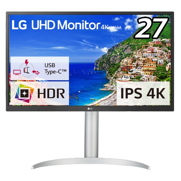 送料無料/即納】 LG モニター ディスプレイ 27UK850-W 27インチ 4K HDR