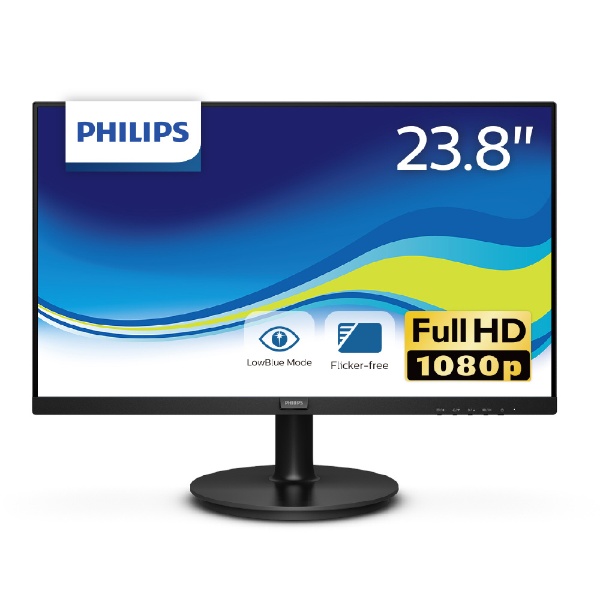PHILIPSPHILIPS 23.8インチモニター HDMIケーブルつき - ディスプレイ