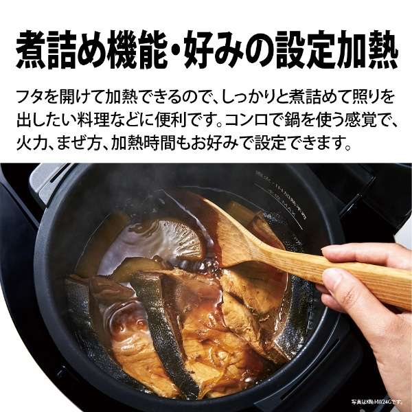 没有KN-HW10GW水的自动烹调锅HEALSIO(herushio)热科克白派_10