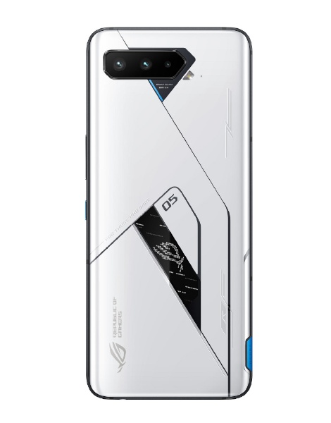 ROG Phone 5 Ultimate ストームホワイト「ZS673KS-WH512R18」Snapdragon 888 6.78型  メモリ/ストレージ： 18GB/512GB nanoSIMx2 DSDV ドコモ/au/ソフトバンク対応 SIMフリースマートフォン