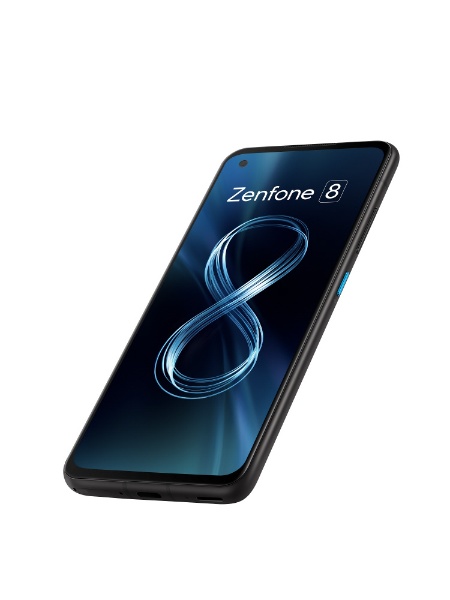 Zenfone 8 オブシディアンブラック「ZS590KS-BK128S8」【防水防塵・お