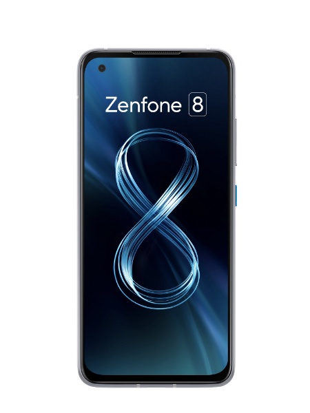 Zenfone 8 ムーンライトホワイト「ZS590KS-WH128S8」【防水防塵・お